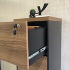 Gaveteiro Alto Arquivo Para Pasta Suspensa Com Chave, Para Es