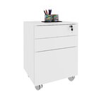 Gaveteiro Arquivo 48,8x64,5cm Com Chave E Rodízio Me4148 Bran