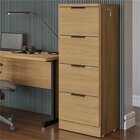 Gaveteiro Arquivo 4 Gavetas  Marrom