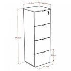 Gaveteiro Arquivo 4 Gavetas Para Pastas Suspensas Kuaq40 Kuad