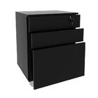 Gaveteiro Arquivo Com Chave E Rodízio Preto