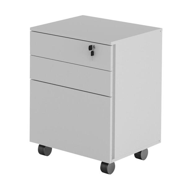 Gaveteiro Arquivo Com Chave E Rodízios Multimóveis Vcr25045