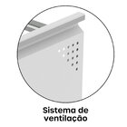 Gaveteiro Arquivo De Aço 4 Gavetas 136,2x47x67 Cm Preto/cinza