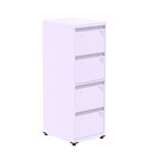 Gaveteiro Arquivo De Aço 4 Gavetas Of04rptcm Lilás