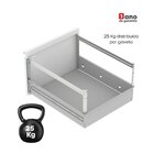 Gaveteiro Arquivo De Aço 4 Gavetas Of04sltcm Cinza/branco