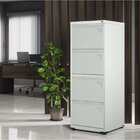 Gaveteiro Arquivo Em Aço 4 Gavetas Of04sltcm Cinza