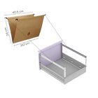 Gaveteiro Arquivo Em Aço 4 Gavetas Suporta 45kg Cada  Cinza/l