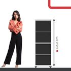 Gaveteiro Arquivo Para Escritório Em Aço 4 Gavetas Branco/pre