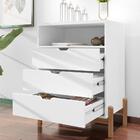 Gaveteiro Atalanta 3 Gavetas Branco