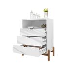 Gaveteiro Atalanta 3 Gavetas Branco