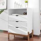 Gaveteiro Atalanta 3 Gavetas Branco