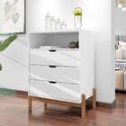 Gaveteiro Atalanta 3 Gavetas Branco