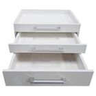 Gaveteiro Auxiliar Odontológico Com 2 Gavetas E Nichos Branco