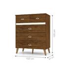 Gaveteiro Azera Imbuia Rústico