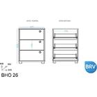 Gaveteiro Bho 26 3 Gavetas - Brv Móveis - Branco