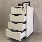 Gaveteiro Bit 4 Gv Branco