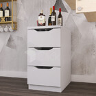 Gaveteiro Branco 03 Gtvs Para Cozinha