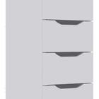 Gaveteiro Branco 72cm Altura Branco