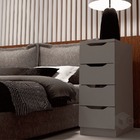 Gaveteiro Branco 72cm Altura Branco