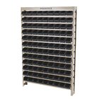 kit Estante Gaveteiro 108/3 Preta Prática Presto