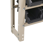 kit Estante Gaveteiro 108/3 Preta Prática Presto