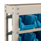 Kit Estante Gaveteiro 25/3 Prática Azul Presto