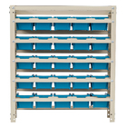 Kit Estante Gaveteiro 25/3 Prática Azul Presto