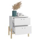 Gaveteiro Com 2 Gavetas Multimóveis Cr25099 Branco