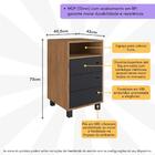 Gaveteiro Com 3 Gavetas Multimóveis Cr25275