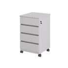 Gaveteiro Com 4 Gavetas Chelsea Cinza