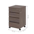 Gaveteiro Com 4 Gavetas Chelsea Freijo