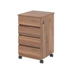 Gaveteiro Com 4 Gavetas Chelsea Noce