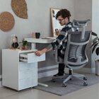 Gaveteiro Com 4 Gavetas Logo Em Mdf Branco