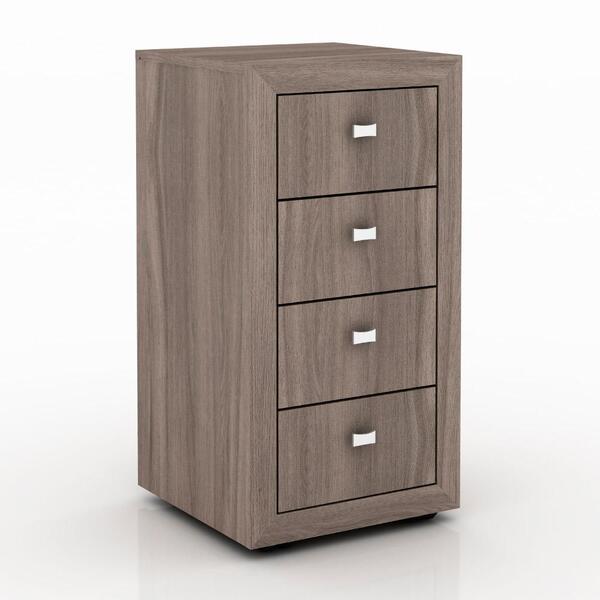 Gaveteiro Com 4 Gavetas Me4133 Tecno Mobili - Carvalho