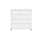 Gaveteiro Com 4 Gavetas Tutto New Branco