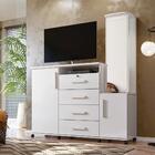 Gaveteiro Com Espelho Liz Branco