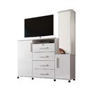 Gaveteiro Com Espelho Liz Branco