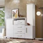 Gaveteiro Com Espelho Liz Branco