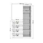 Gaveteiro Com Espelho Park Branco