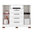 Gaveteiro Com Porta Penasi Branco