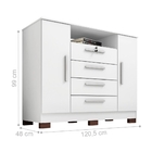 Gaveteiro Com Porta Penasi Branco