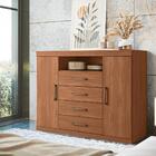 Gaveteiro Com Portas Ukraine Jatobá