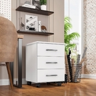 Gaveteiro Com Rodinhas 3 Gavetas Marian Branco Velluto