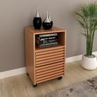 Gaveteiro Com Rodizio E 2 Gavetas Ripado Me4175 Tecno Mobili