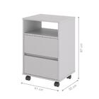 Gaveteiro Com Rodízios Fiji Montana Cinza