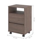 Gaveteiro Com Rodízios Fiji Montana Freijo