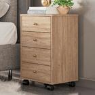 Gaveteiro Com Rodízios Joy Baker Nogal