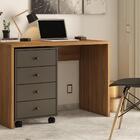 Gaveteiro Com Rodízios Lion Mitchell Grafito