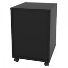 Gaveteiro Com Rodízios Maia 3 Gavetas Preto/castanho - Polito