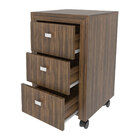 Gaveteiro Com Rodízios Multimóveis Cr25018 Nogal